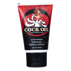 Cock Oil Water-Based Lubricant – Squeeze Tube 2 oz