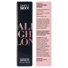 SIMPLY SEXY PHEROMONE PERFUME OIL ROLL-ON - ALL NIGHT LONG - 0.34 floz | 10.2mL