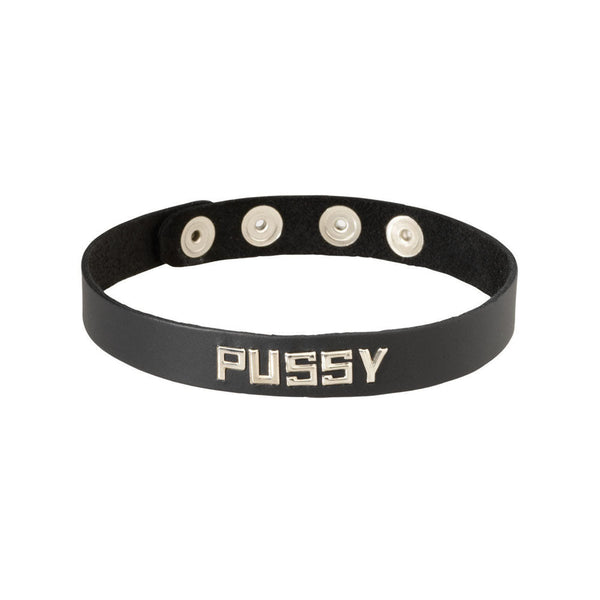 Wordband Collar - PUSSY *