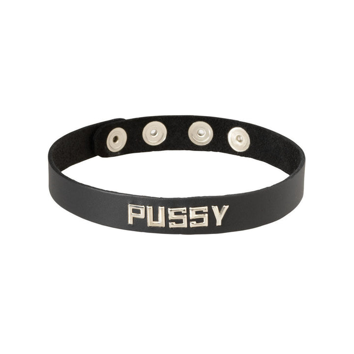 Wordband Collar - PUSSY *