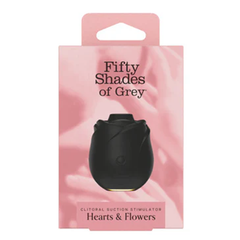Fifty Shades of Grey Black Rose Silicone Clitoral Suction Stimulator 2.0