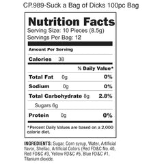 Suck a Bag of Dicks Candy 3oz bag
