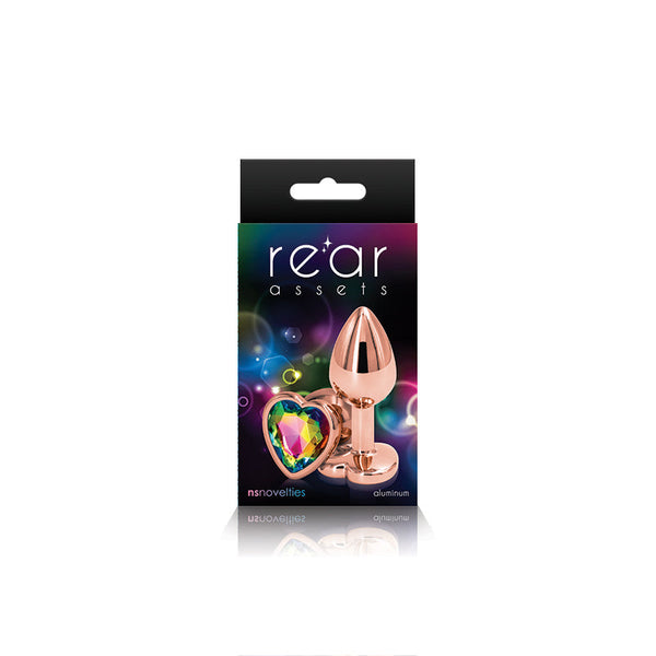 Rear Assets Rose Gold Heart Small packaging box showing aluminum construction details