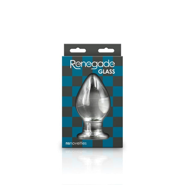 NS Novelties Renegade Glass Knight plug shown in dark teal checkered retail box