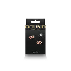 Bound Nipple Clamps - M1 - Rose Gold
