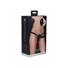 Dual Silicone Ridged Strap-On Adjustable