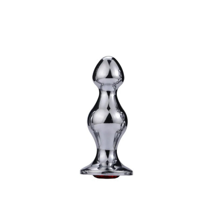 Extreme Anal Double Bead w/ Onyx jewel