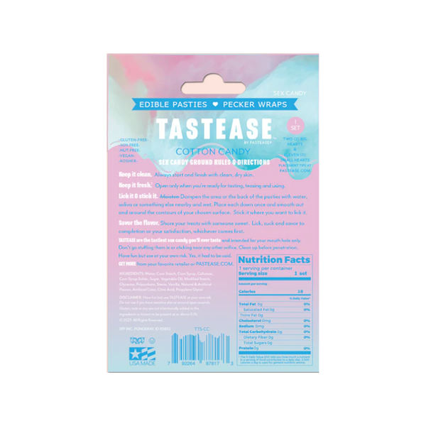 Tastease: Edible Pasties - Cotton Candy