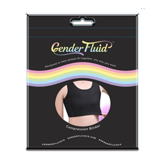 Gender Fluid Chest Binder Black - Large