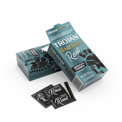 Trojan Bareskin Raw Condoms - 10pk