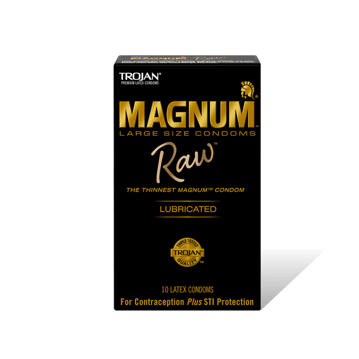 Trojan Magnum Raw Condoms - 10pk