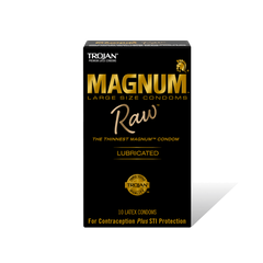 Trojan Magnum Raw Condoms - 10pk