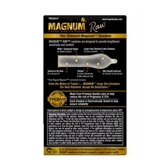 Trojan Magnum Raw Condoms - 10pk