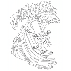 High AF Colouring Book