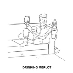 Adults Doing Adult Shit Colouring Book