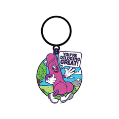 You're Dildoing Great Keychain *