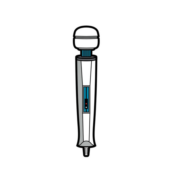 Enamel Pin: Wand Massager *