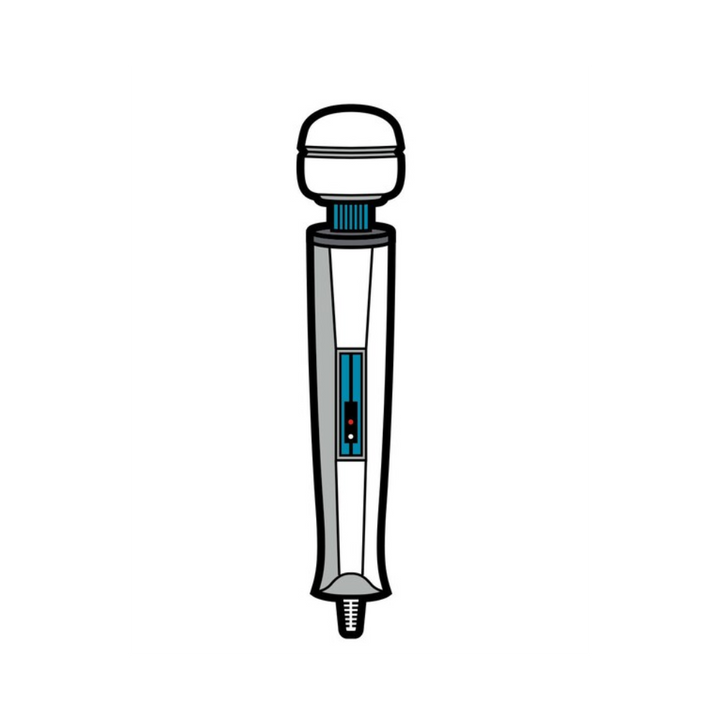 Enamel Pin: Wand Massager *
