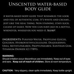 Jizz Unscented Water-Based Lube - 16oz
