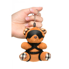 Rope Bondage Teddy Bear Keychain