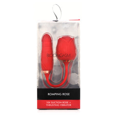 XR Romping Rose Suction Vibrator with Thrusting Egg, view 12