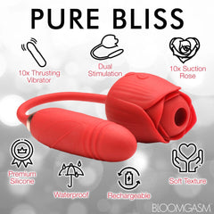 XR Romping Rose suction vibrator, view 4