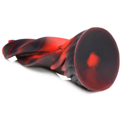 Hell Kiss Twisted Tongues Silicone Dildo