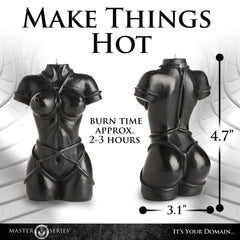 Bound Goddess Drip Candle Black, view 3