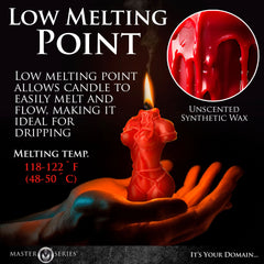 Bound Goddess Drip Candle Red, view 6