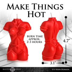 Bound Goddess Drip Candle Red, view 3