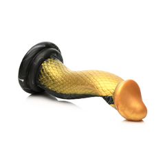 Golden Mamba Snake Silicone Dildo