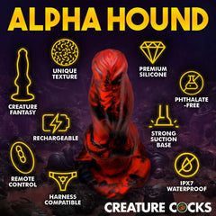 Creature Cocks Hell Wolf Thrusting Dildo, view 2