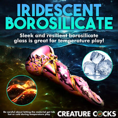 Creature Cocks Enchantress glass dildo, view 7