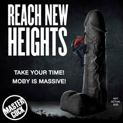 Moby 2 Foot Tall Super Dildo - Black