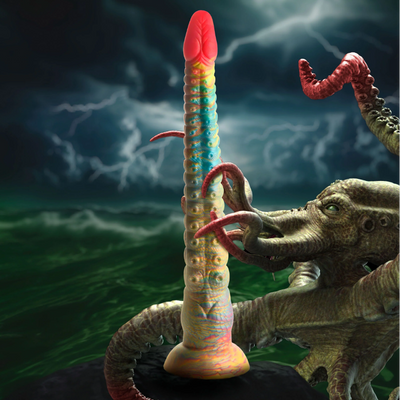 Creature Cocks Tenta-Dick Tentacle Silicone Dildo with Suction Cup