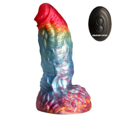 Creature Cocks Rainbow Phoenix vibrating dildo, view 4