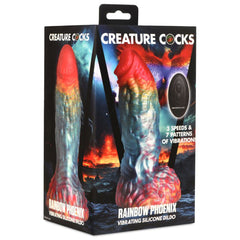 Creature Cocks Rainbow Phoenix vibrating dildo, view 8