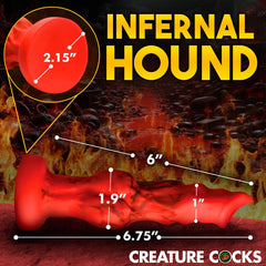 Creature Cocks Fire Hound dildo, view 3