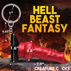 Creature Cocks Hell-Hound Keychain, view 3