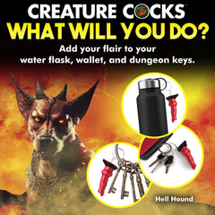 Creature Cocks Hell-Hound Keychain, view 8