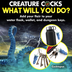 Creature Cocks Cocktopus Keychain, view 9