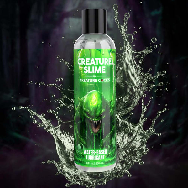 Creature Cocks Creature Slime Clear Water-Based Lube – 8 oz bottle of clear unscented lube