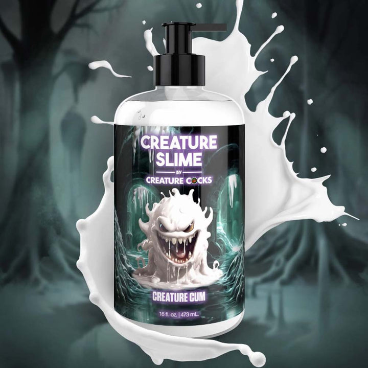 Creature Cocks Creature Cum Unscented Water-Based Lube – 16 oz bottle