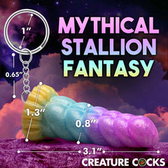 Creature Cocks Mystique Unicorn keychain, view 3