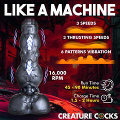 XR Cyborg Cock thrusting dildo, view 3