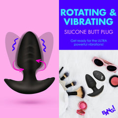 XR rotating vibrating butt plug, view 10