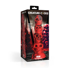 Creature Cocks Doom Skull Tower Silicone Dildo, view 12