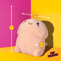 Chibi Happy Peckers Pillow Small, view 3