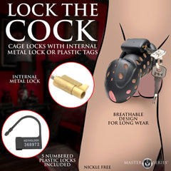 XR Lock Down Chastity Cage, view 3