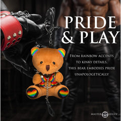 XR Pride Teddy Bear keychain, view 6